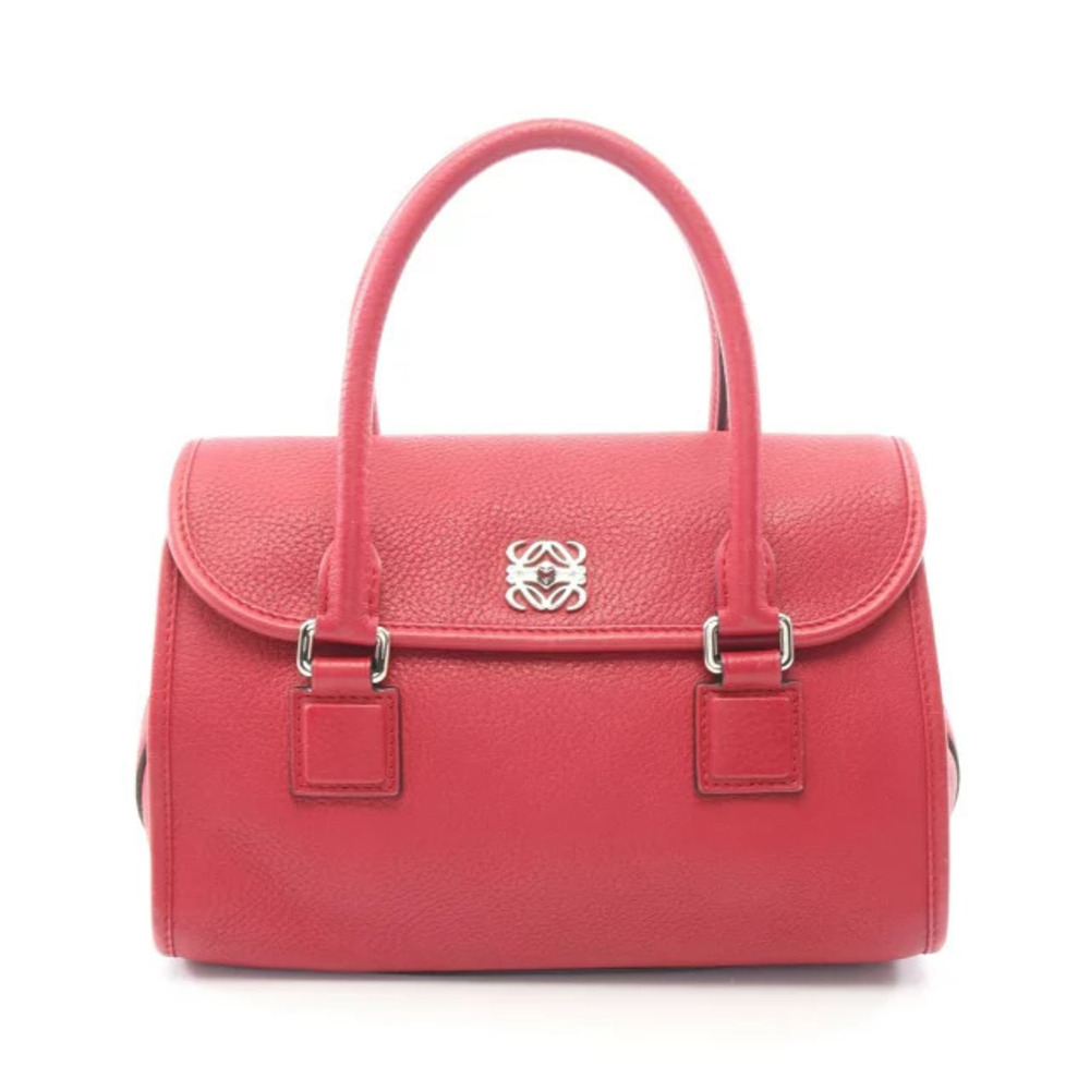 Loewe Alamo Handbag Leather Red